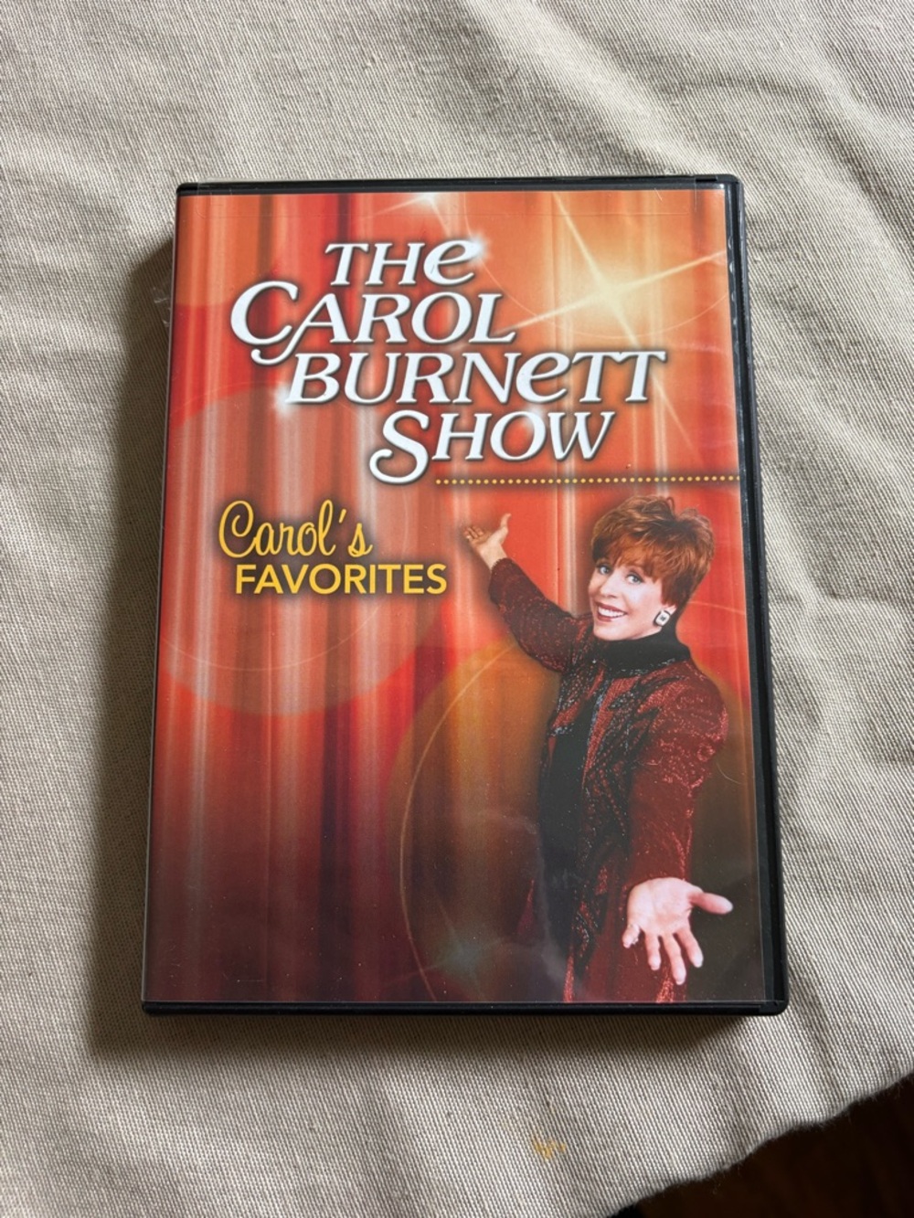 The Carol Burnett Show: Carol's Favorites DVD - Red & Gold Cover
